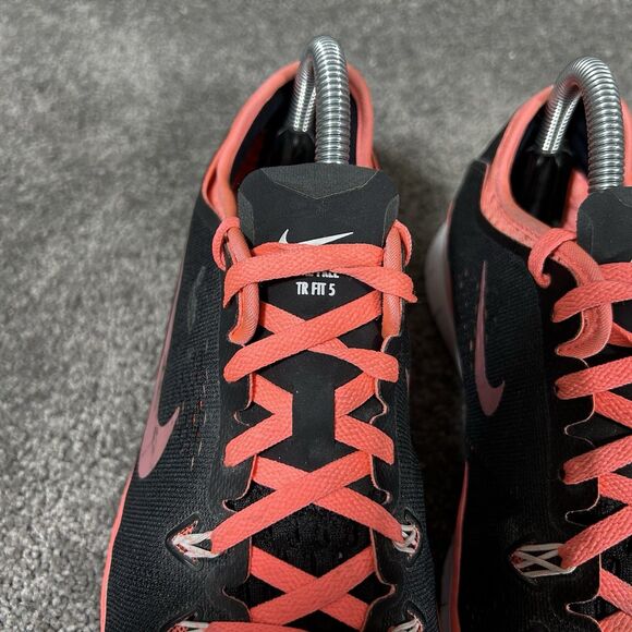 Nike Free TR Fit 5 718932-003 Women’s Size 8 Black Pink Athletic Running Shoes - Picture 5 of 13